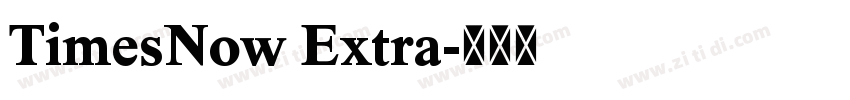 TimesNow Extra字体转换